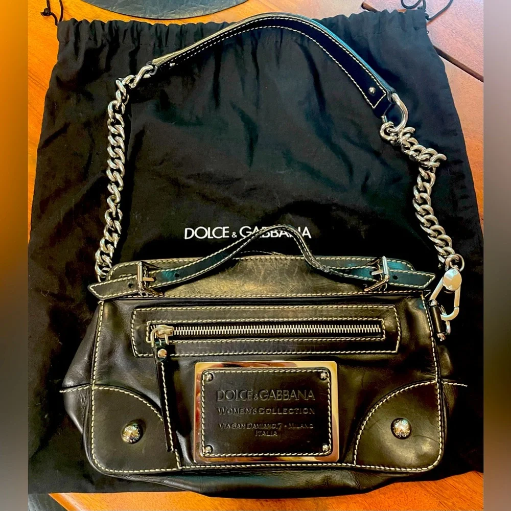 Dolce & Gabbana | Bags | Vintage Miss Silky Dolce Gabbana Black
